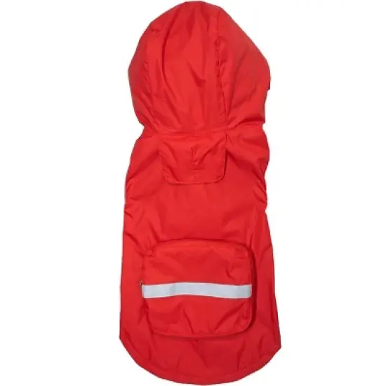 Doggie Design Packable Raincoat - Red image {5}
