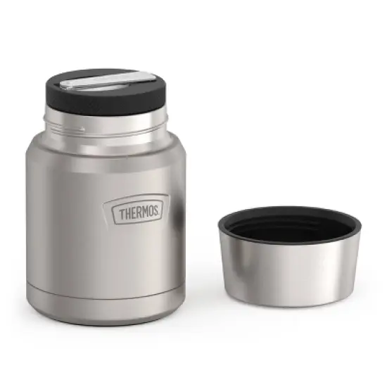 Thermos Icon 16oz Stainless Steel Food Storage Jar with Spoon image {4}