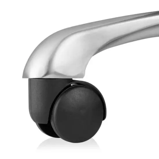 Saloniture Rolling Hydraulic Salon Stool with Large Seat - Adjustable Swivel Spa Chair with Wheels image {4}