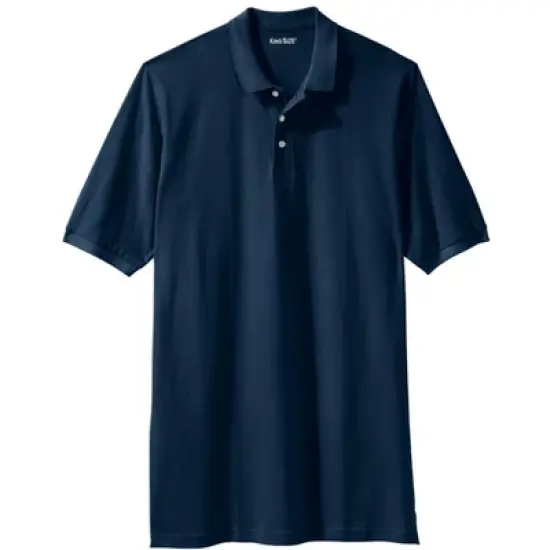 KingSize Men's Big & Tall Longer-Length Shrink-Less&trade; Piqu&eacute; Polo Shirt image {12}