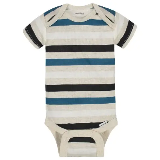 Onesies Brand Baby Boys' Short Sleeve Bodysuits, 8-pack, Tiger image {6}
