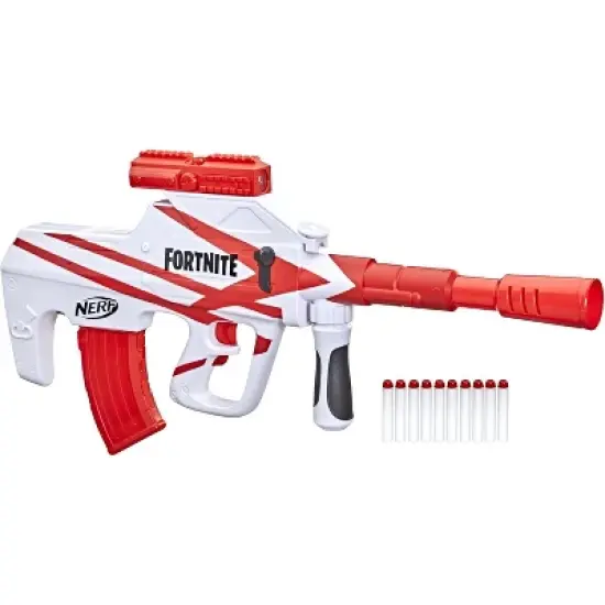 Nerf Fortnite B-AR Motorized Dart Blaster - Fortnite Converge Wrap, Motorized 10-Dart Blasting, 10-Dart Clip, 10 Official Elite Darts image {1}