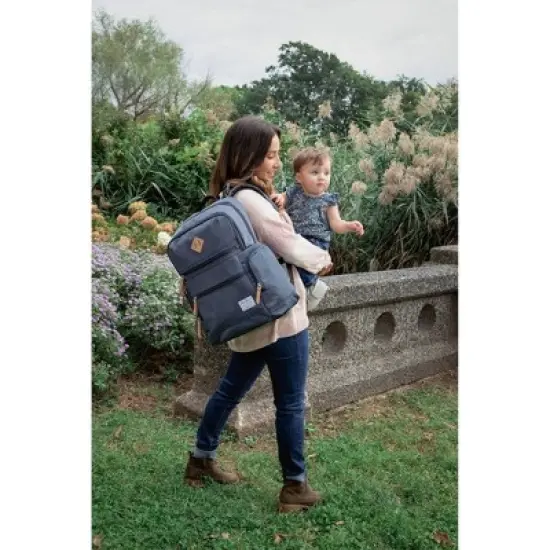 Eddie Bauer Highlands Peak Diaper Bag Backpack - Blue image {7}