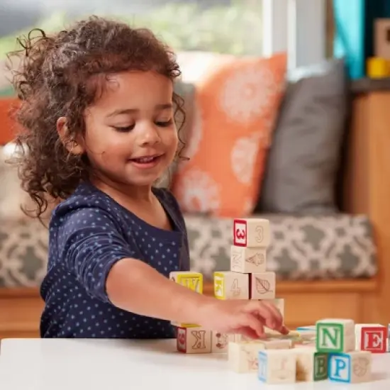 Melissa & Doug Wooden ABC/123 Blocks image {1}