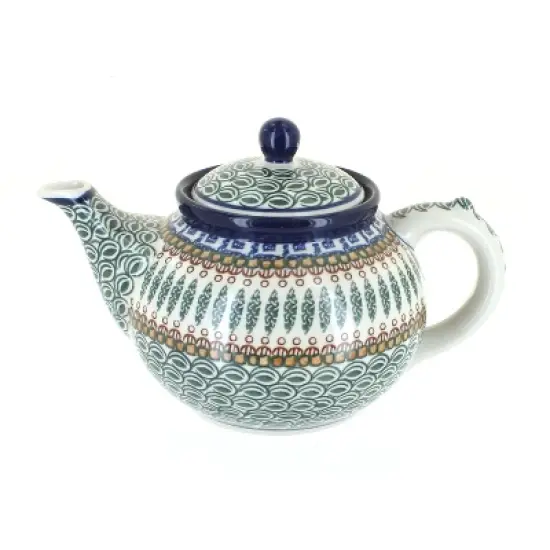 Blue Rose Polish Pottery 60 Ceramika Artystyczna Medium Teapot image {15}