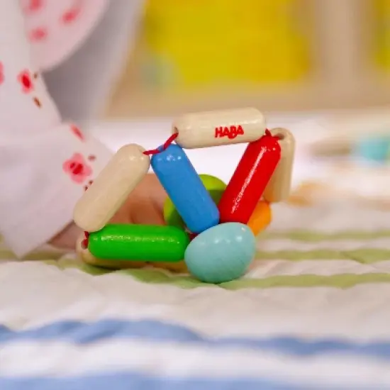 HABA Wooden Clutching Toy Color Carousel (Made in Germany) image {4}