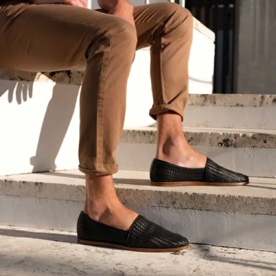 Nisolo Sustainable Men's Alejandro Woven Slip On image {4}