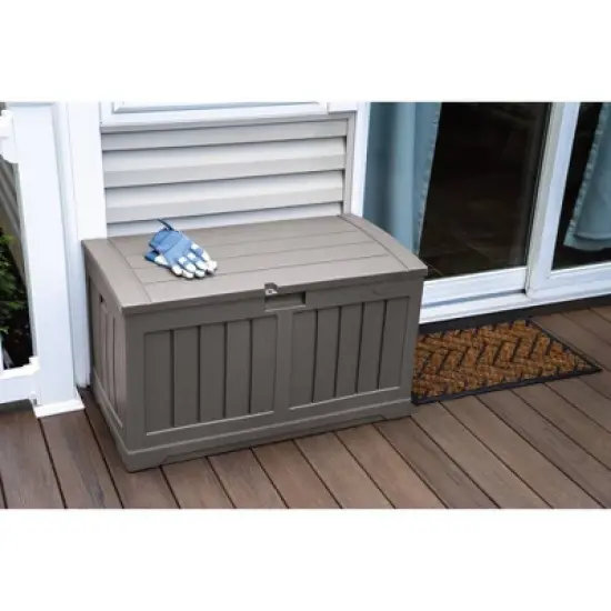 Suncast 50gal Deck Box - Dark Gray image {2}