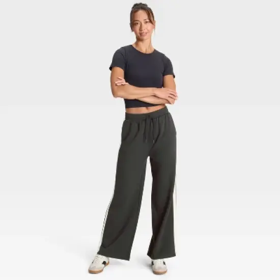 Women's Wide Leg Track Pants - All In Motion&trade; image {2}