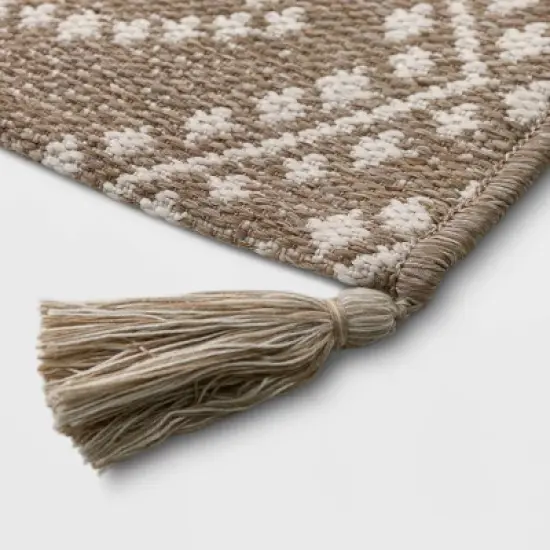 Diamond Tasseled Outdoor Rug - Threshold&trade; image {2}