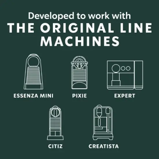 Starbucks by Nespresso Original Line Pods Dark Roast Coffee Espresso Roast - 10ct image {6}