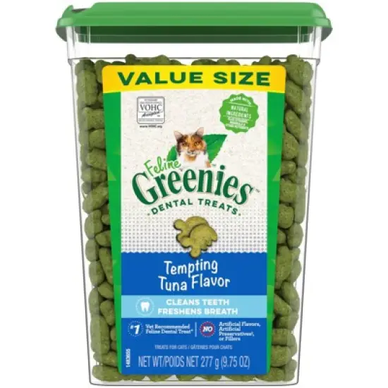 Greenies Tempting Tuna Flavor Dental Cat Treats image {10}