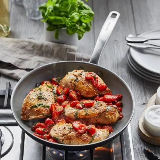 GreenPan Chatham 2pk (8" and 10") Hard Anodized Healthy Ceramic Nonstick Frying Pan Set image {4}