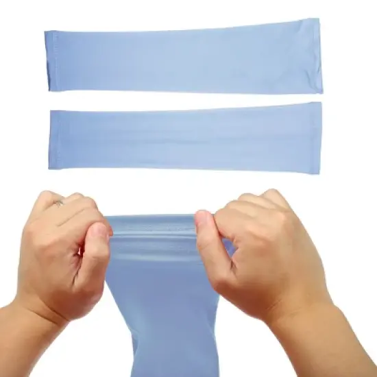 Unique Bargains Arm Shapers Arm Slimming Sleeves Fat Burning Light Weight 1 Pair image {3}