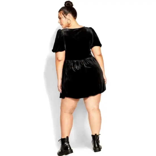Women's Plus Size Ada Dress - black | CITY CHIC image {1}