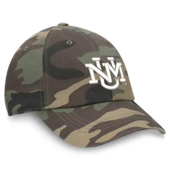 NCAA New Mexico Lobos Camo Unstructured Washed Cotton Hat image {2}