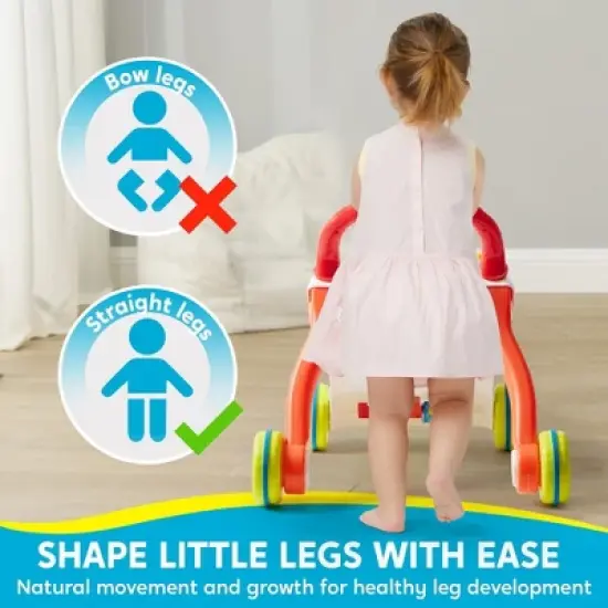 SYNCFUN Baby Learning Walker - Sit to Stand Learning Walker for 6-24 Months | Interactive Audio-Visual Features & Safe Adjustable Speed image {3}