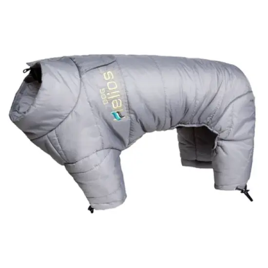 Dog Helios Thunder-Crackle Full-Body Waded-Plush Adjustable and 3M Reflective Dog Jacket - Gray image {2}