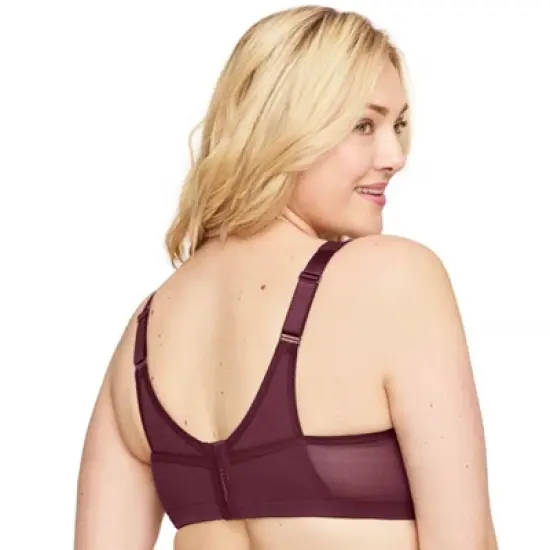 Glamorise Womens MagicLift Active Support Wirefree Bra 1005 Wine image {1}