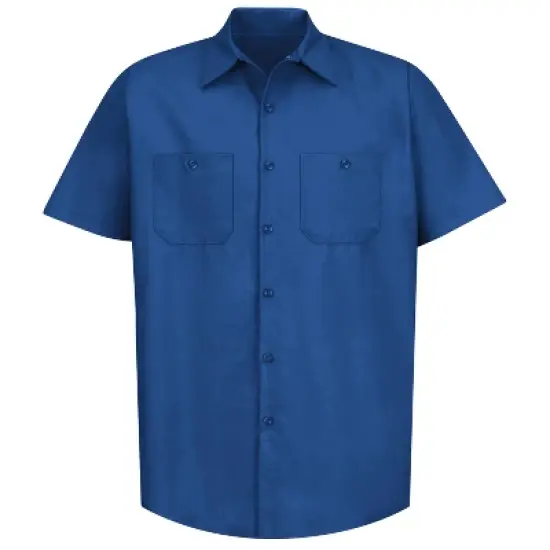 Red Kap&reg; Men's Short Sleeve Industrial Work Shirt image {5}