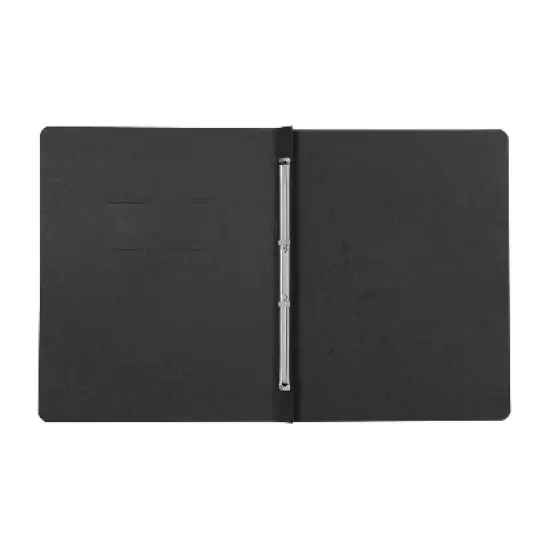Oxford Paper Report Cover Large 2 Prong Fastener Letter 3" Capacity Black 25/Box 5730105 image {3}