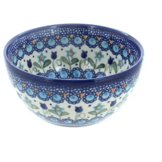 Blue Rose Polish Pottery 71 Vena Dessert Bowl image {14}