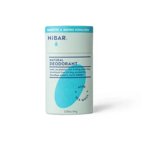 HiBAR Solid Deodorant for Sensitive Skin - Aloe & Sea Moss - 2.25oz image {2}