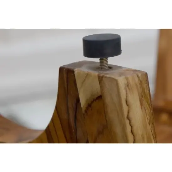 EcoDecors&reg; Serenity&reg; 18" Teak Wood Shower Bench with Shelf in EarthyTeak Finish image {6}