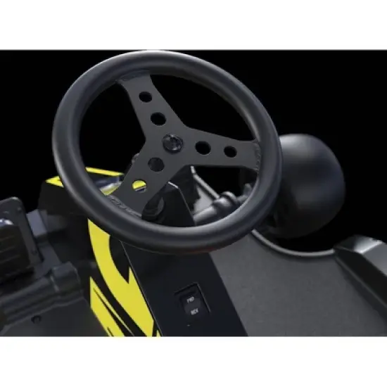 Razor Ground Force Elite Powered Go Kart - Black/Red: Steel Frame, 200 lb Capacity image {5}