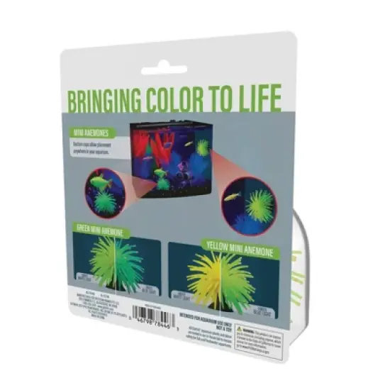 GloFish Mini Anemones Creates A Glowing Effect Aquarium Ornaments image {4}
