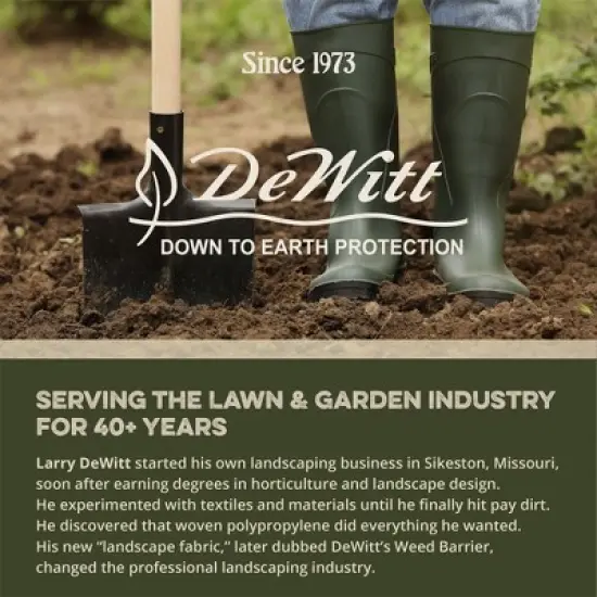 DeWitt Sunbelt Woven Weed Barrier Landscape Fabric Ground Cover image {4}
