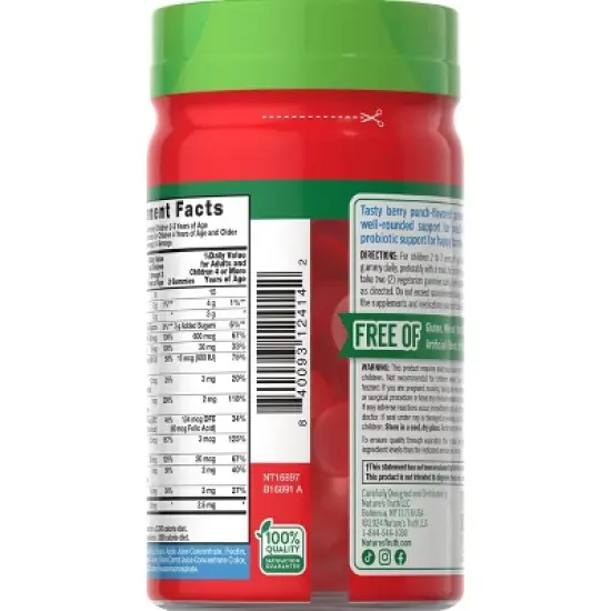 Nature's Truth Kids' Multivitamin + Probiotic Gummy - 28ct image {5}