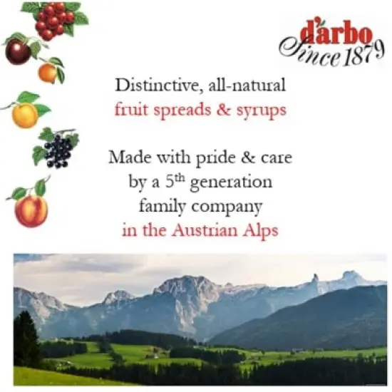 D'Arbo Lingonberry Syrup 16.9 Fl. Oz. / 500 ml. (Pack of 2) image {8}