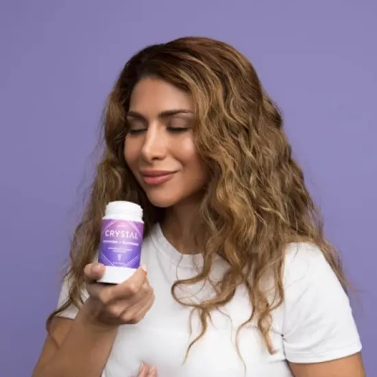 Crystal Magnesium Enriched Solid Deodorant Lavender + Rosemary - 2.5oz image {3}