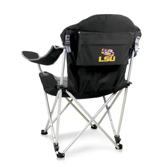 NCAA LSU Tigers Reclining Camp Chair with Head Support image {3}