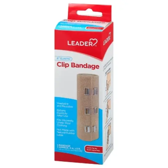 Leader Elastic Clip Bandage 6 inches 1 ea image {2}