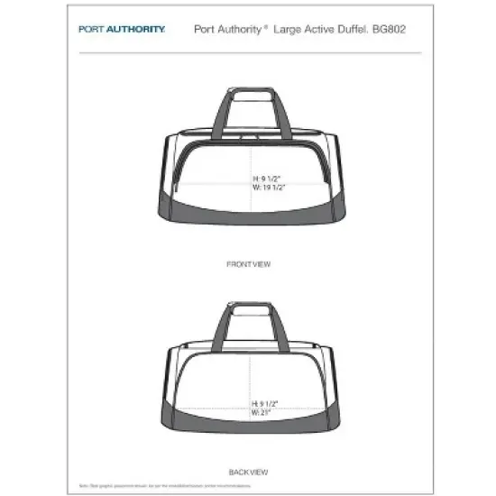 Port Authority Pockets Duffel Bag - 95L image {5}