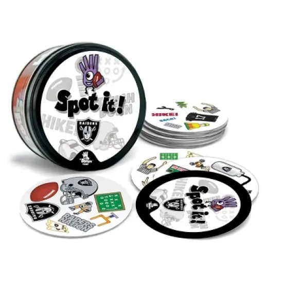 MasterPieces Officially Licensed NFL Las Vegas Raiders Spot It Game for Kids and Adults image {2}