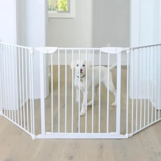 Cardinal Gates EX100 XpandaGate Expandable Baby & Pet Gate - White image {2}