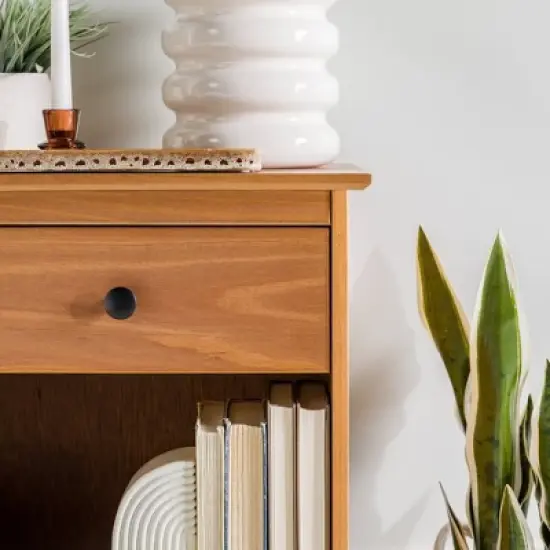 Stiva Classic Mid-Century Modern 1 Drawer Nightstand - Saracina Home image {5}