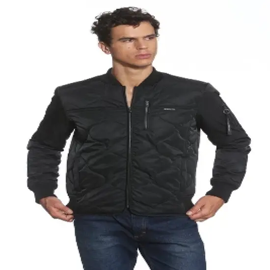 Members Only Men's Oval Quilt Bomber Jacket image {8}