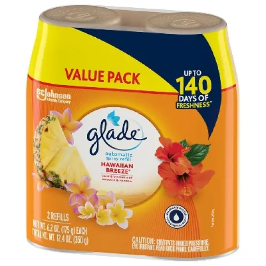 Glade Automatic Spray Air Freshener - Hawaiian Breeze - 12.4oz/2pk image {12}