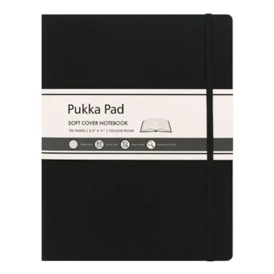 Pukka Pads Pukka Soft Cover Lettersize College Ruled - Black image {6}