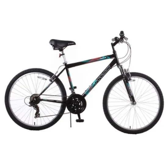 Titan Trail 21-speed Suspension Men's Mountain Bike, 18-Inch Frame, Black image {5}