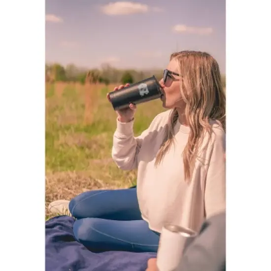 NCAA Nevada Wolf Pack Sand Powder Coat Tumbler - 20oz: Insulated Stainless Steel Drinkware image {2}