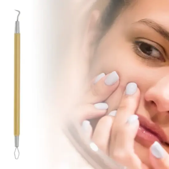 Unique Bargains Durable Double Headed Pimple Extractor 1 Pc image {3}