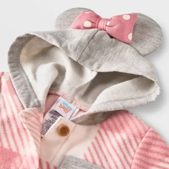 Baby Girls' Disney Minnie Mouse Solid Top and Bottom Set - Pink image {3}