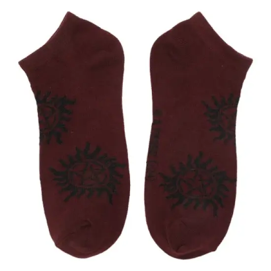 Supernatural Join The Hunt Women's 5-Pair Ankle Socks-OSFA image {2}