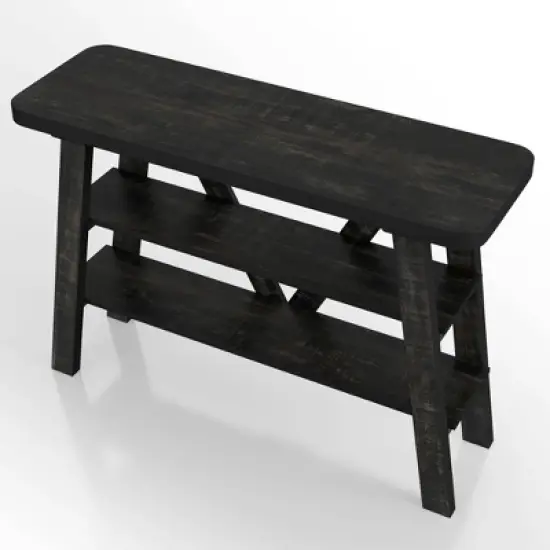 New Riverton Open Shelf Console Table - miBasics image {6}