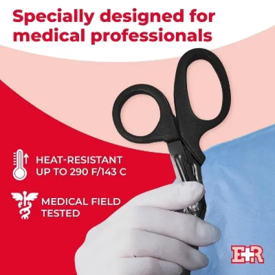 Titanium Bonded Bent Bandage Shears 7" image {5}